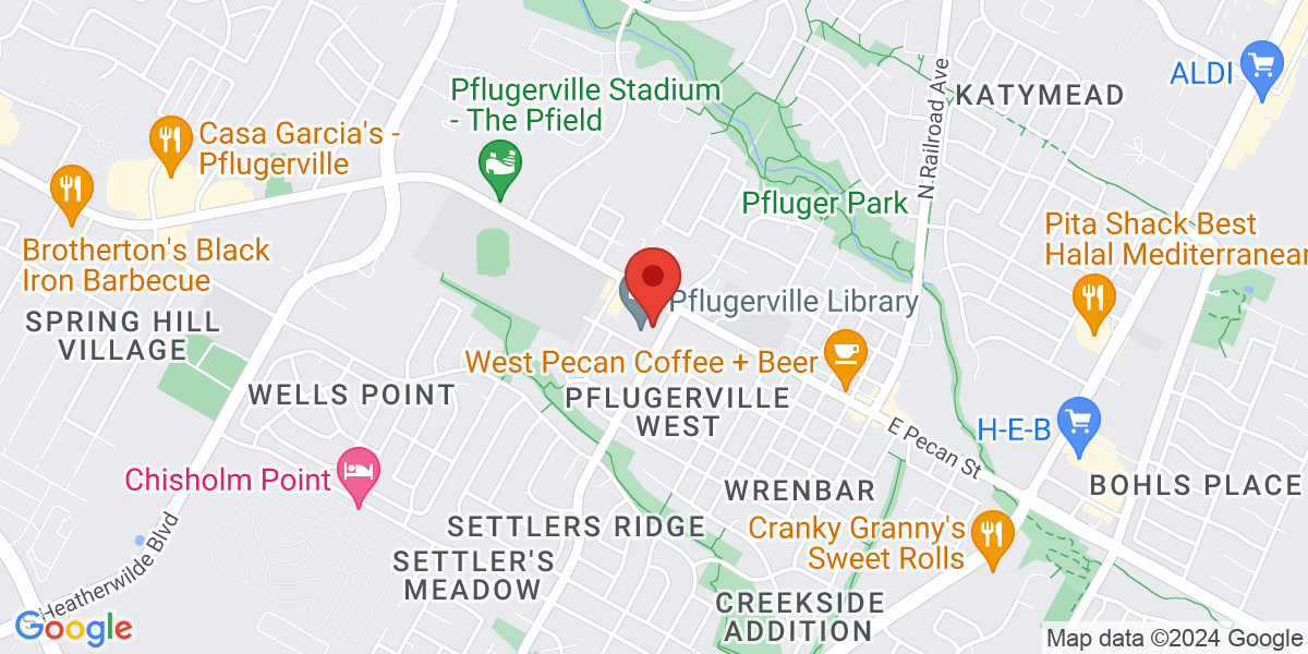 Map of Pflugerville Public Library