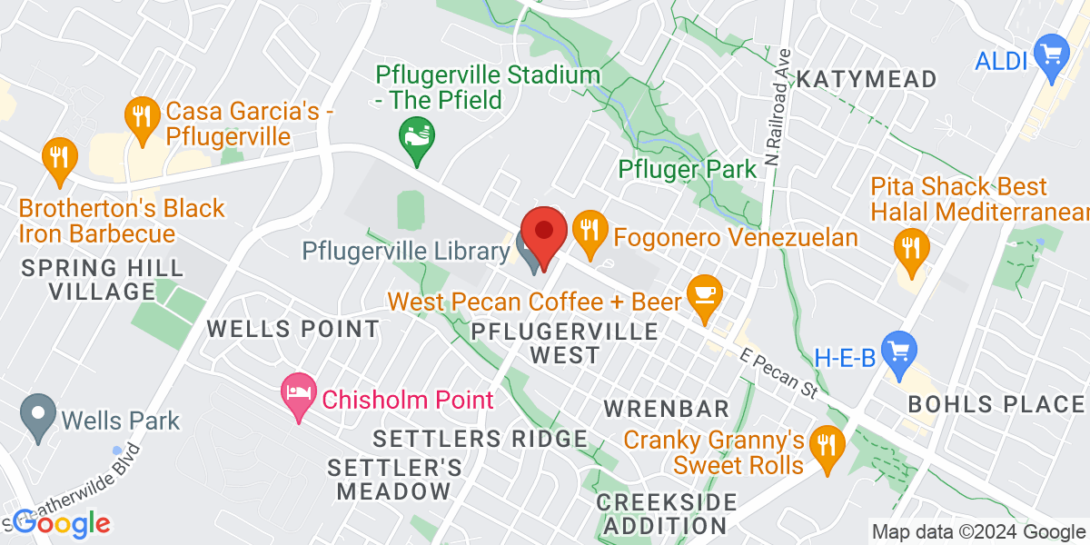Map of Pflugerville Public Library